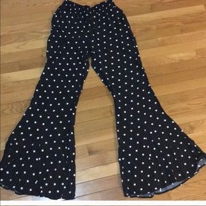 Ladies wide leg pants